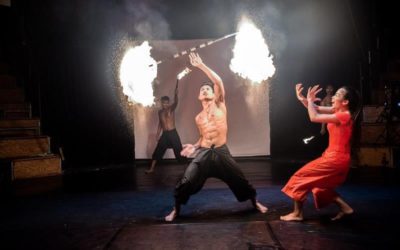 Fire Acts at Phare Circus